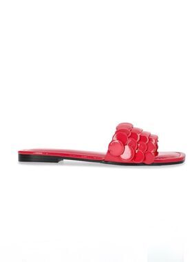 Scoop Pink Paillette Memory Foam Sandals Size 8.5 NWT